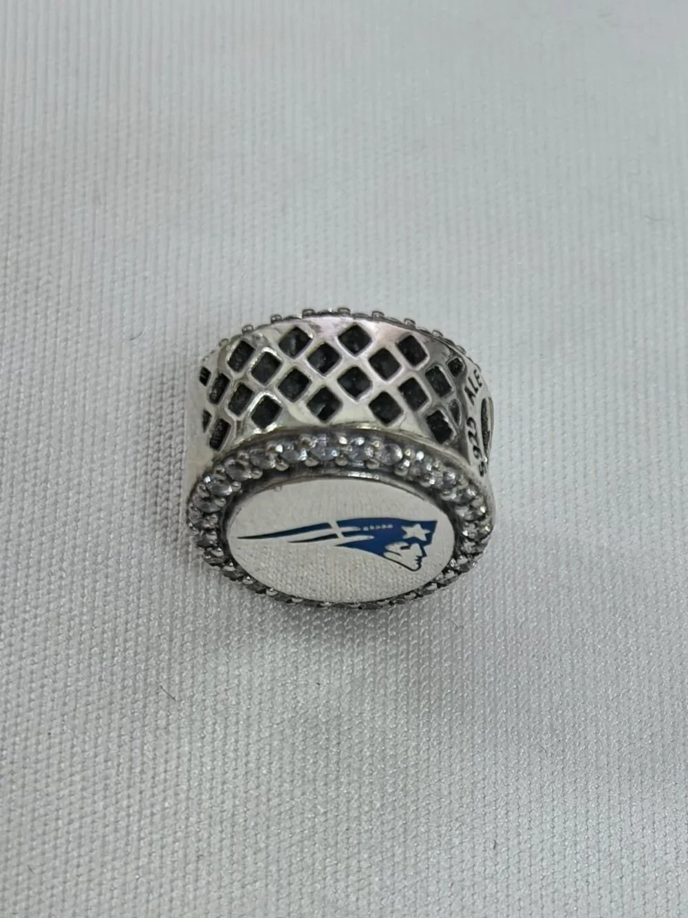 Pandora New England Patriots Exclusive Charm Pendant, S925 Silver Jewelry